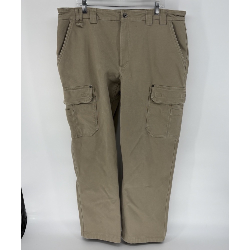 Duluth Trading Flex Fire Hose Pants  Fleece Lined Workwear Stretch Men 40X34